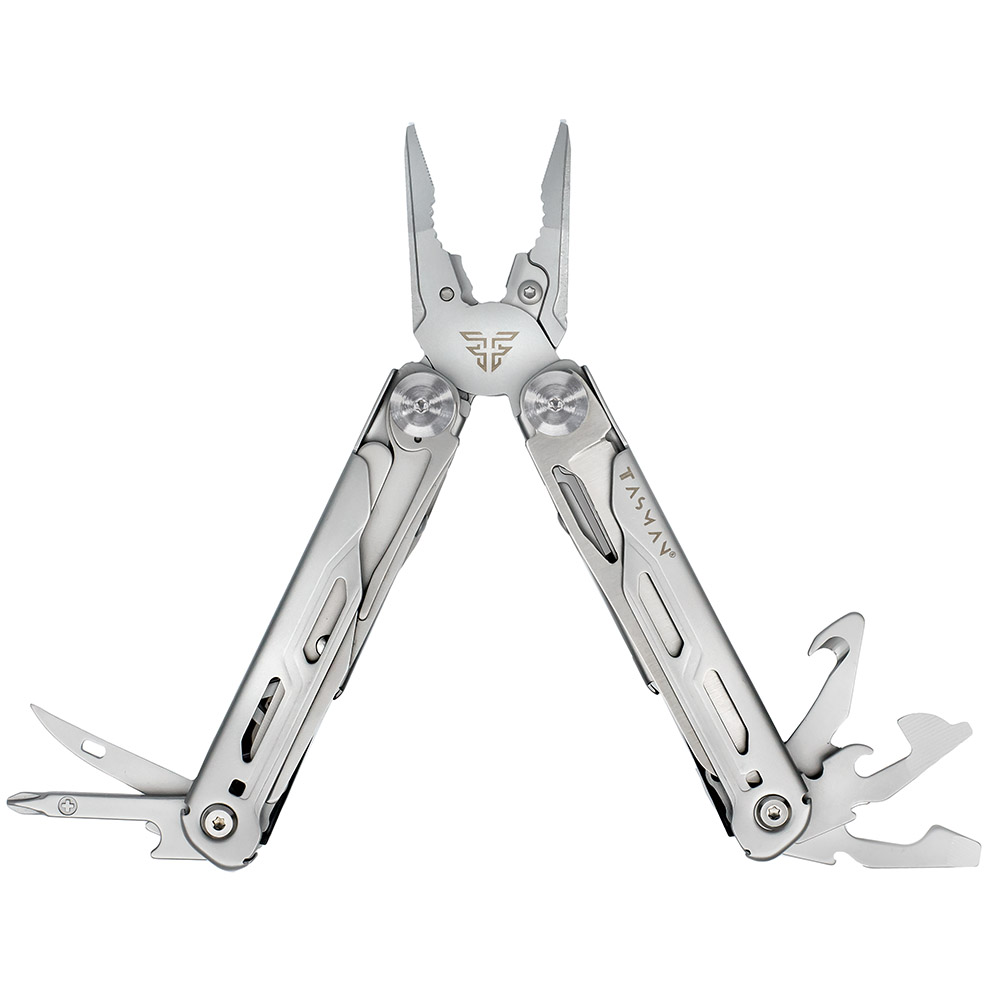 Q275801 Multitool TASMAN PRO 17 funkcji, stal nierdzewna, kolor srebrny