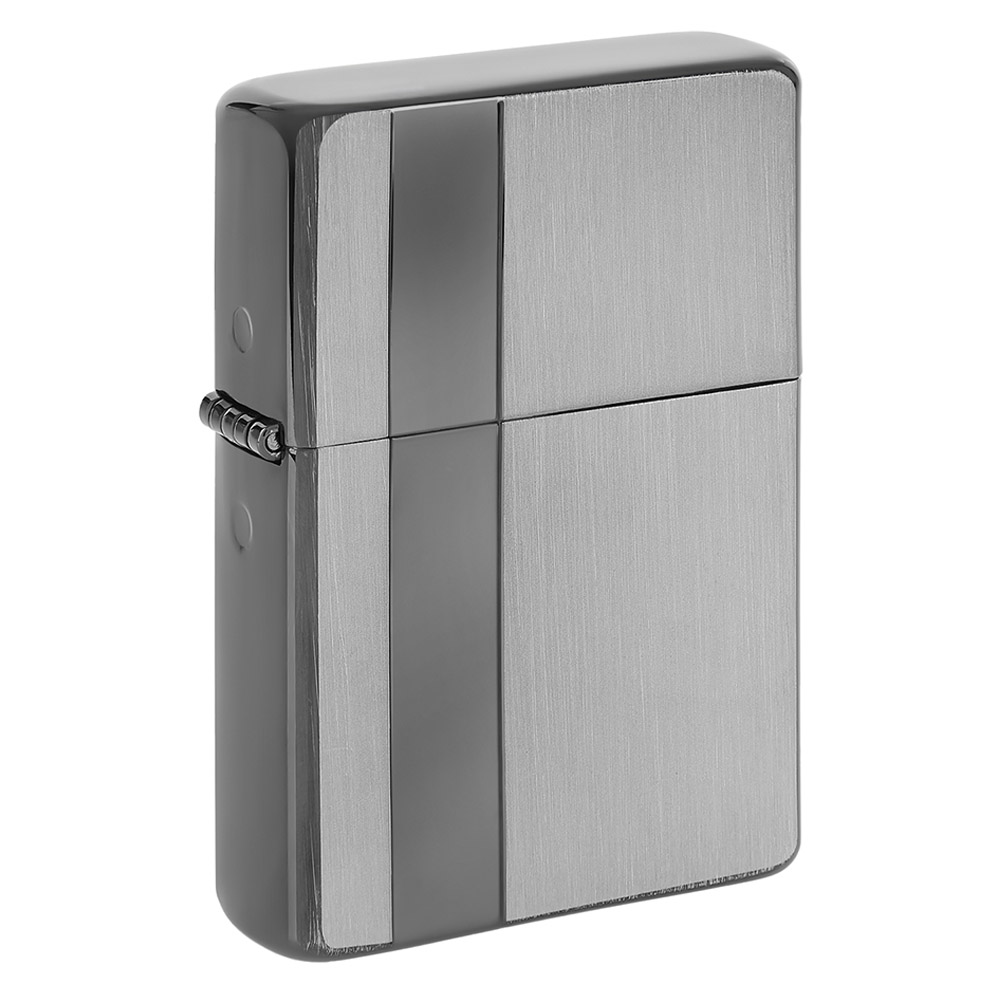 Q311036 Zapalniczka benzynowa Tasman BRASS Vertical antracyt GRAWER GRATIS