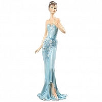 Figurka Art Deco Broadway Belles w błękitnej sukni
