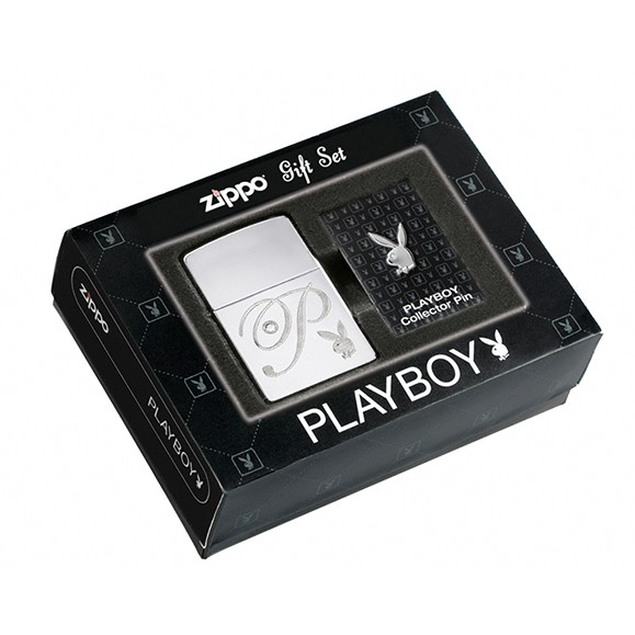 Z24778 Zestaw upominkowy Zippo Playboy Z GRAWEREM