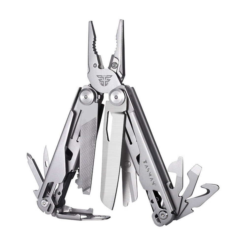 Q275805 Multitool TASMAN PRO 18 funkcji, stal nierdzewna, kolor srebrny