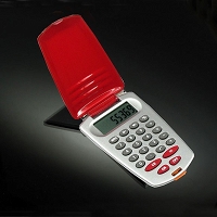 Kalkulator składany czerwony