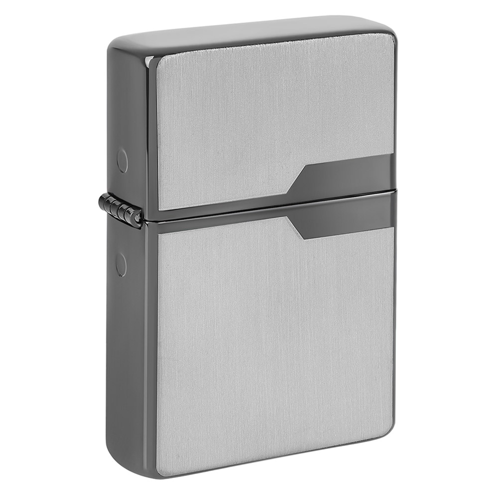 Q311031 Zapalniczka benzynowa Tasman BRASS Milano dark grey GRAWER GRATIS