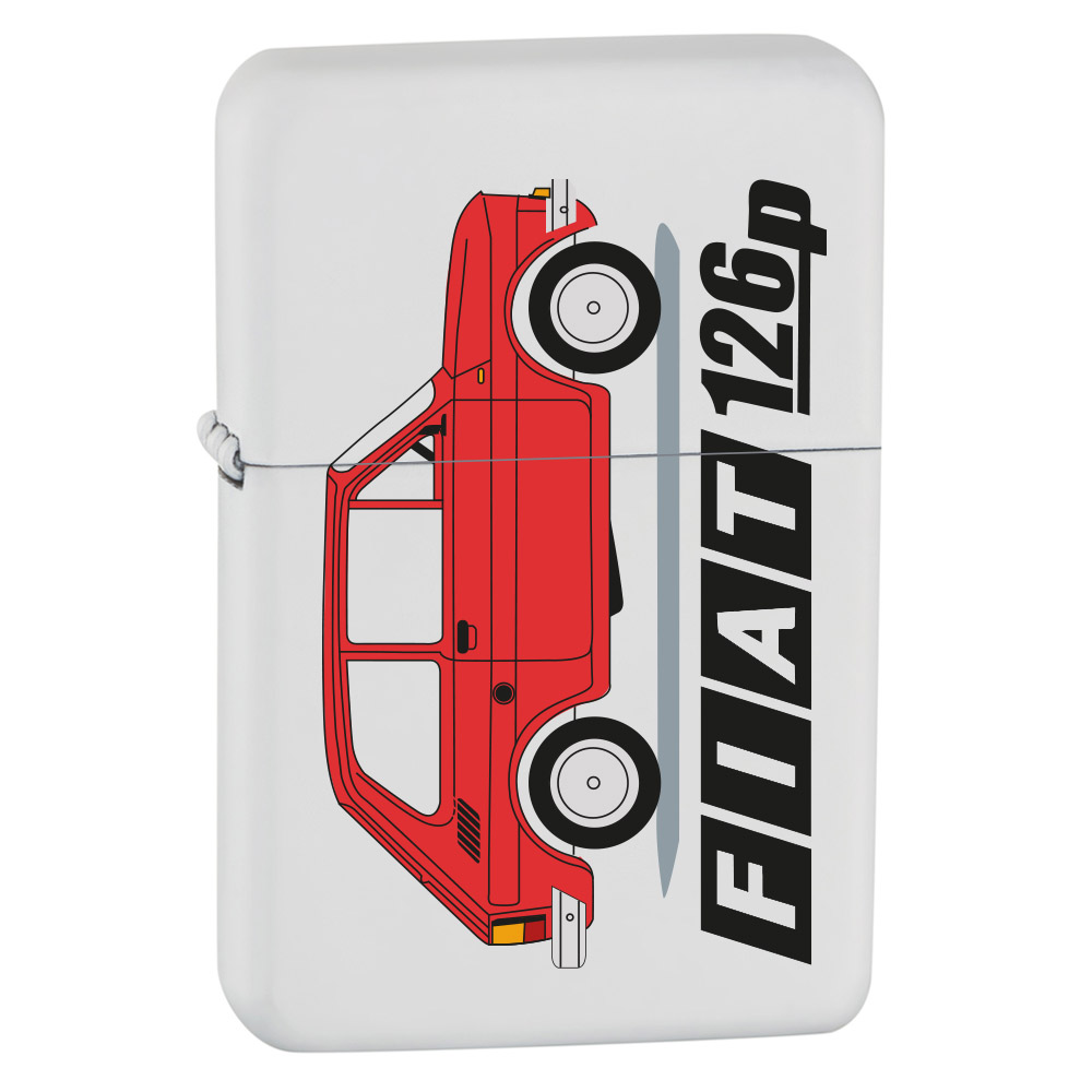 Q310330 Zapalniczka benzynowa Tasman Nostalgia PRL samochód FIAT 126p