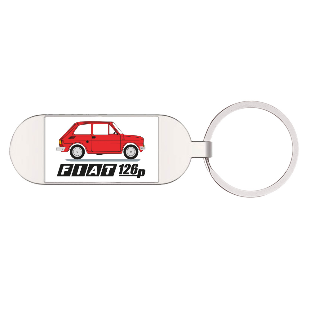 Q114710 Brelok do kluczy Nostalgia PRL samochód FIAT 126p Maluch