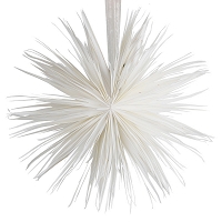 Gwiazda śnieżynka 45cm biała
