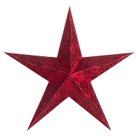 Gwiazda z papieru czerwona