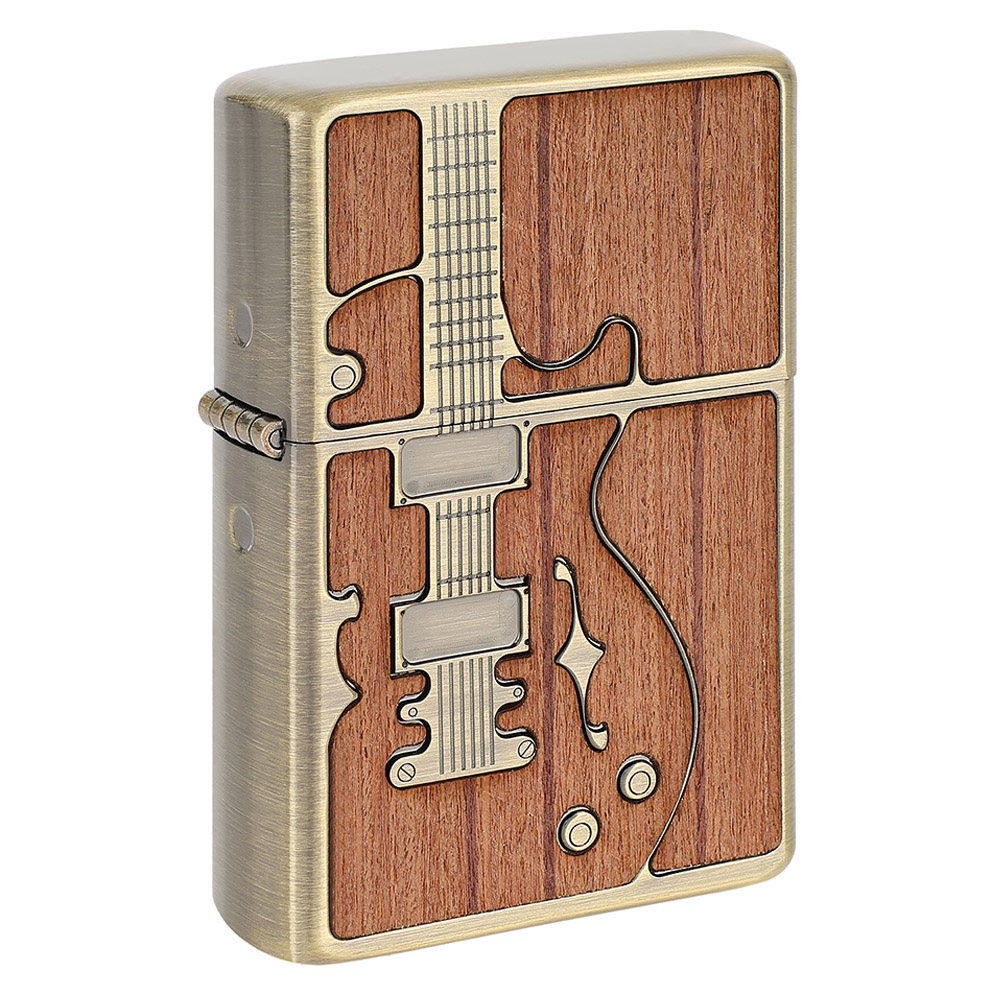 Q311029 Zapalniczka benzynowa Tasman BRASS Gitara GRAWER GRATIS