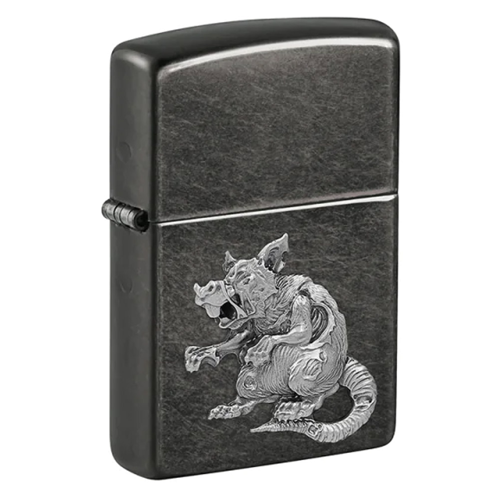 Z190430 Zippo zapalniczka Szczur Zombie emblemat 2007787