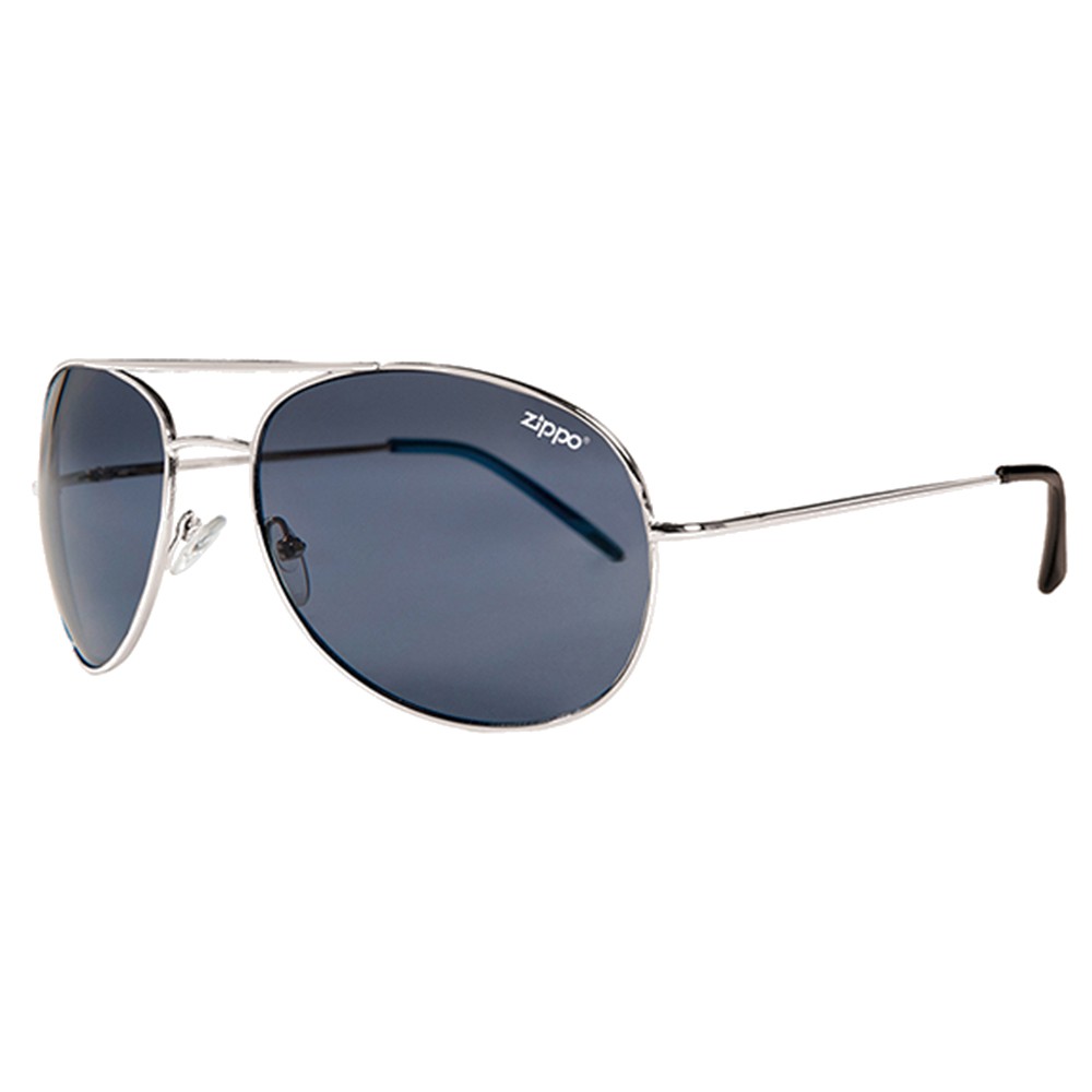 ZKS15-01 Okulary słoneczne Zippo moda lata 80-te niebieskie szkła