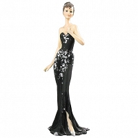 Figurka Art Deco Broadway Belles w czarnej sukni