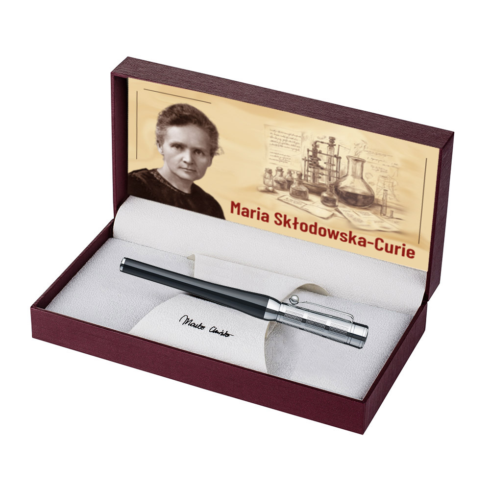 q020010 Pióro kulkowe kolekcja WIELCY POLACY - Maria Skłodowska-Curie