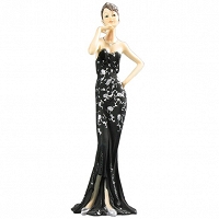 Figurka Art Deco Broadway Belles w czarnej sukni