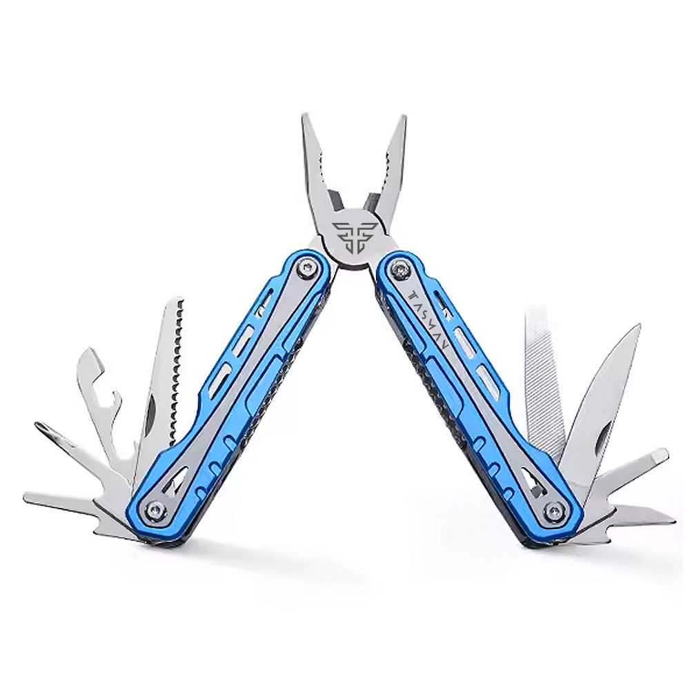 Q275524 Multitool 13 funkcji TASMAN z etui, kolor niebieski